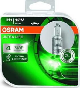 OSRAM 64150ULT-HCB - H1 AUTOLAMPA 55W