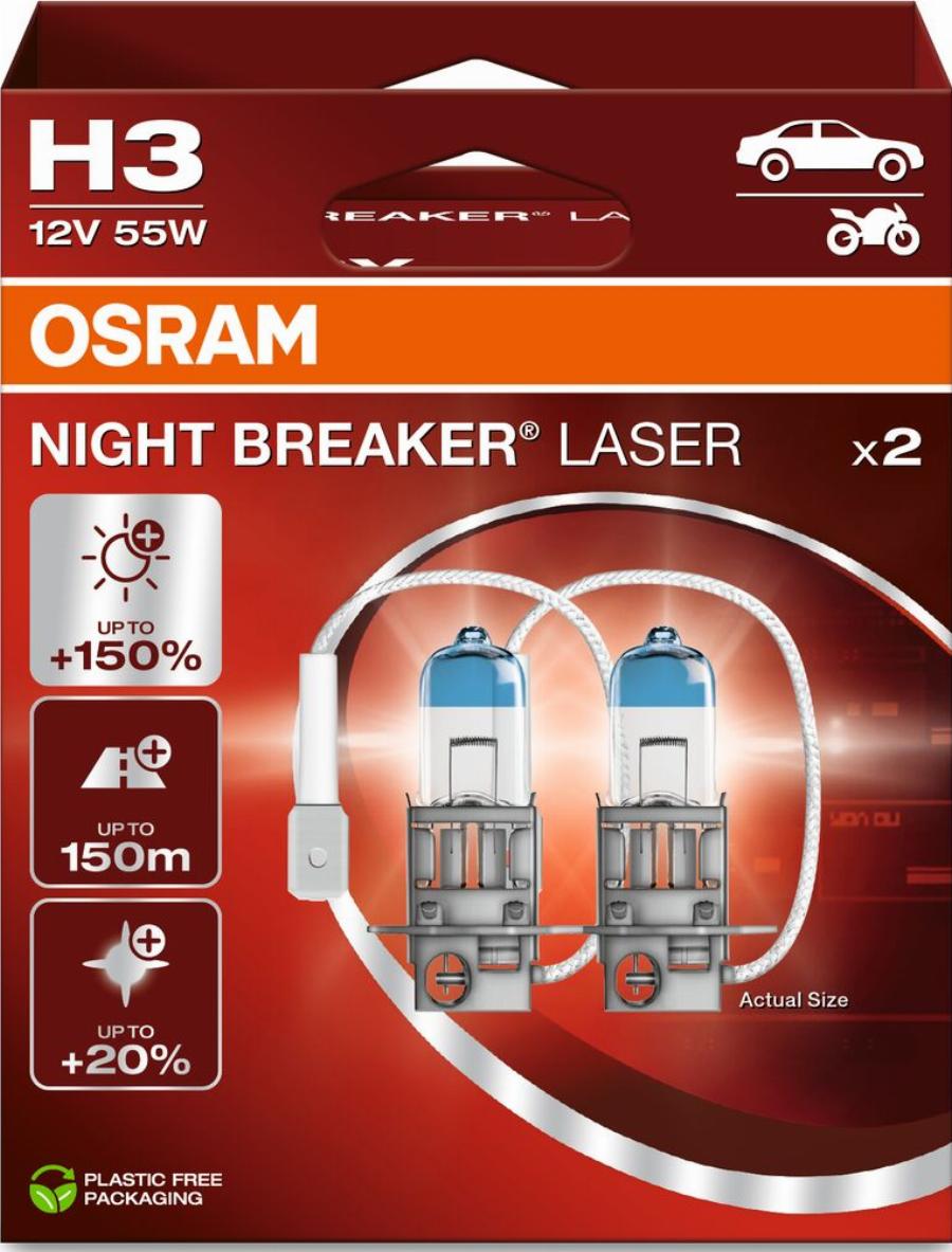 OSRAM 64151NL-2HB - H3 AUTOLAMPAS 55W