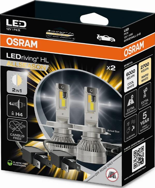OSRAM 64193DWALL-2HB - Auto Part