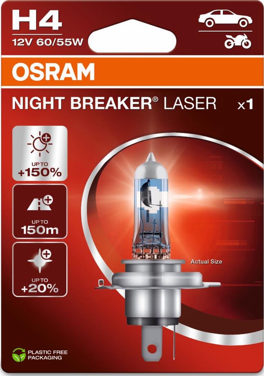 OSRAM 64193NL-1BL - H4 AUTOLAMPA 60-55W
