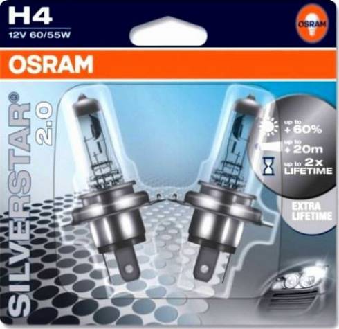OSRAM 64193SV2-02B - Osram H4 Silverstar
