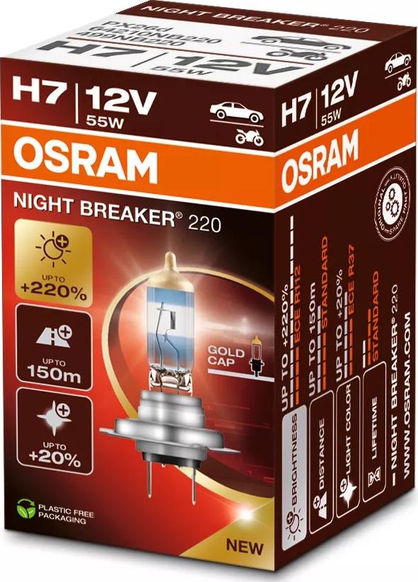 OSRAM 64210NB220 - H7 AUTOLAMPA 55W