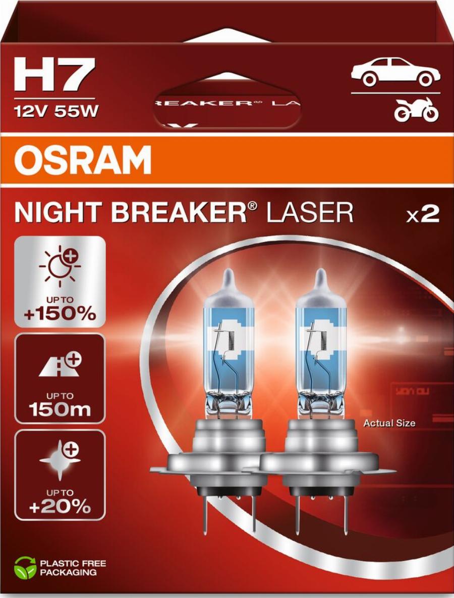 OSRAM 64210NL-2HB - H7 AUTOLAMPAS 55W