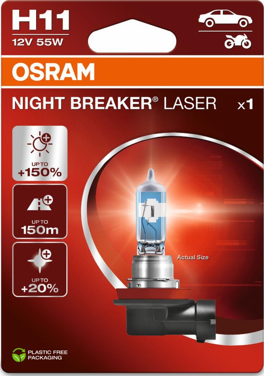 OSRAM 64211NL-1BL - H11 AUTOLAMPA 55