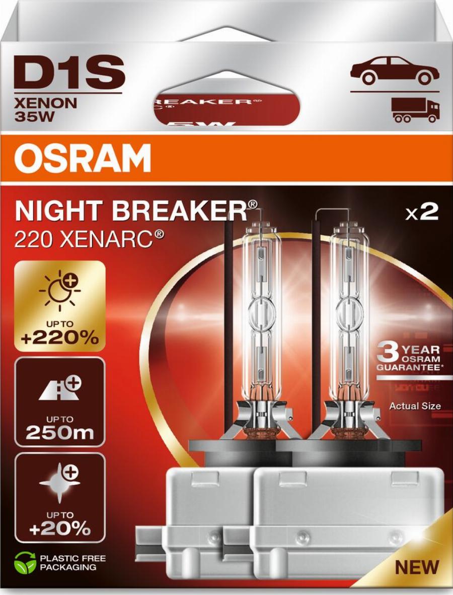 OSRAM 66140XN2-2HB - D1S AUTOLAMPAS 35W