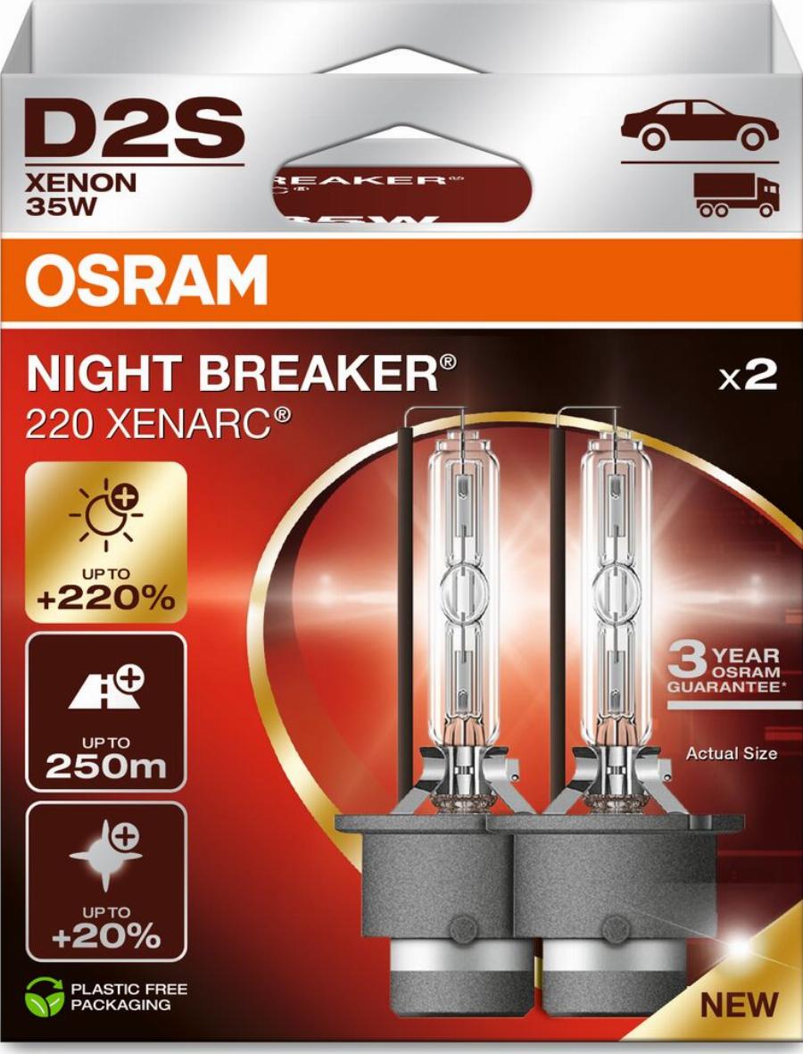 OSRAM 66240XN2-2HB - D2S AUTOLAMPAS 35W