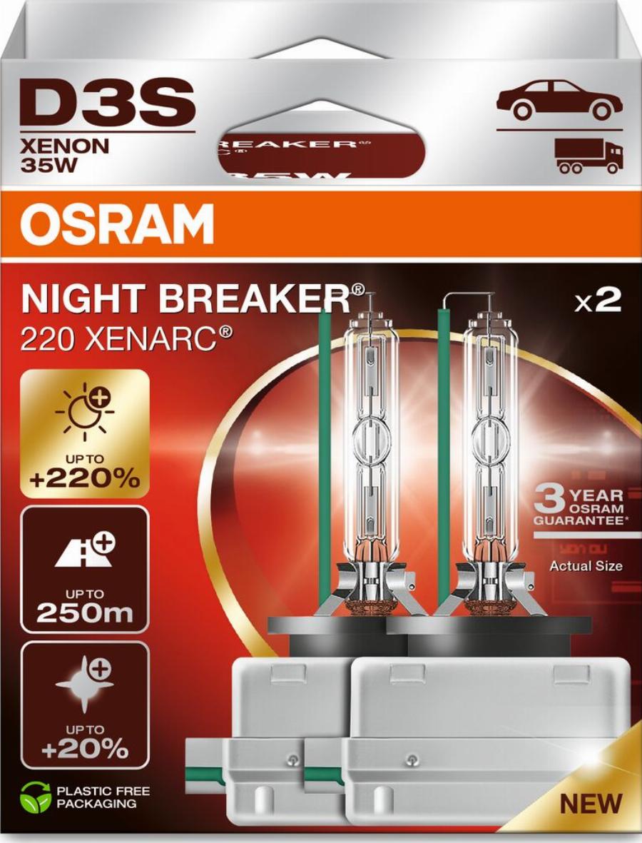 OSRAM 66340XN2-2HB - D3S AUTOLAMPAS 35W