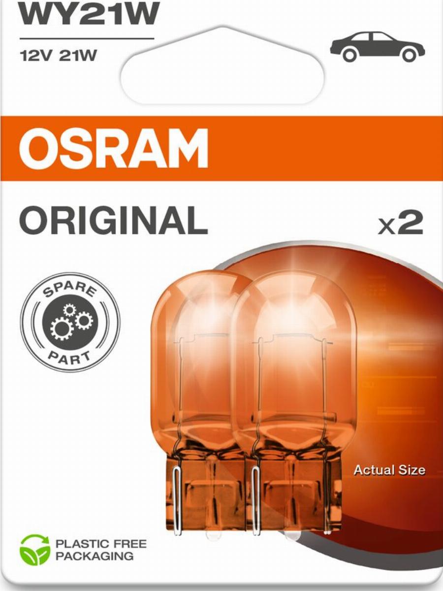 OSRAM 7504-2BL - WY21W AUTOLAMPAS 21W