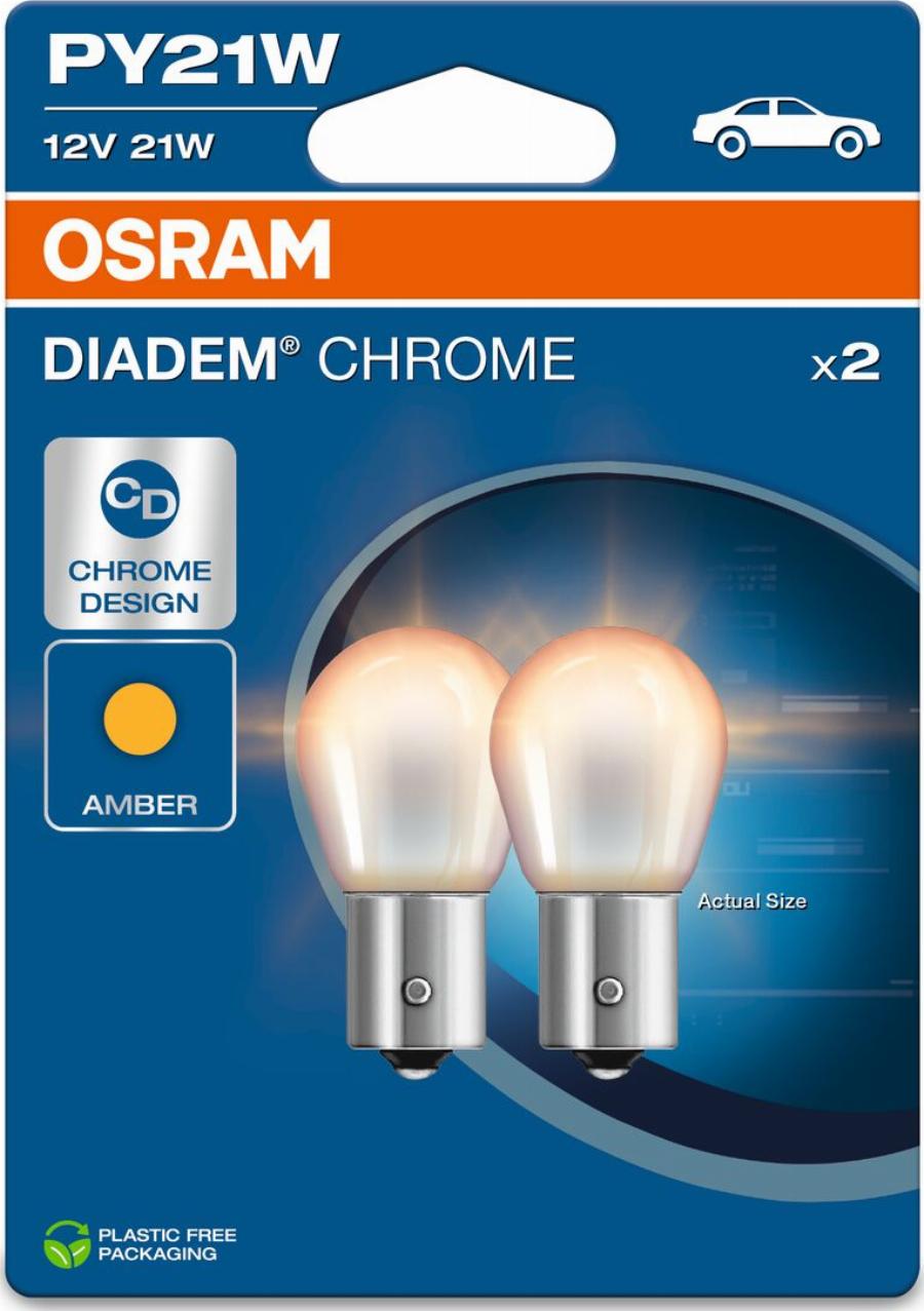 OSRAM 7507DC-2BL - PY21W AUTOLAMPAS 21W