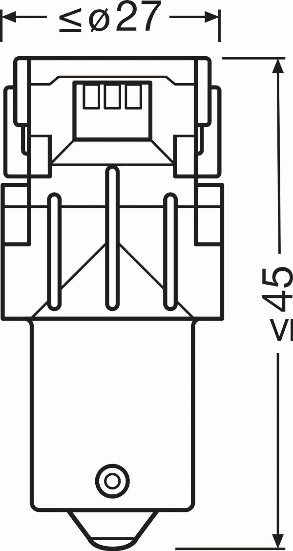 OSRAM 7507DYP-2BL - PY21W LED AUTOLAMPAS