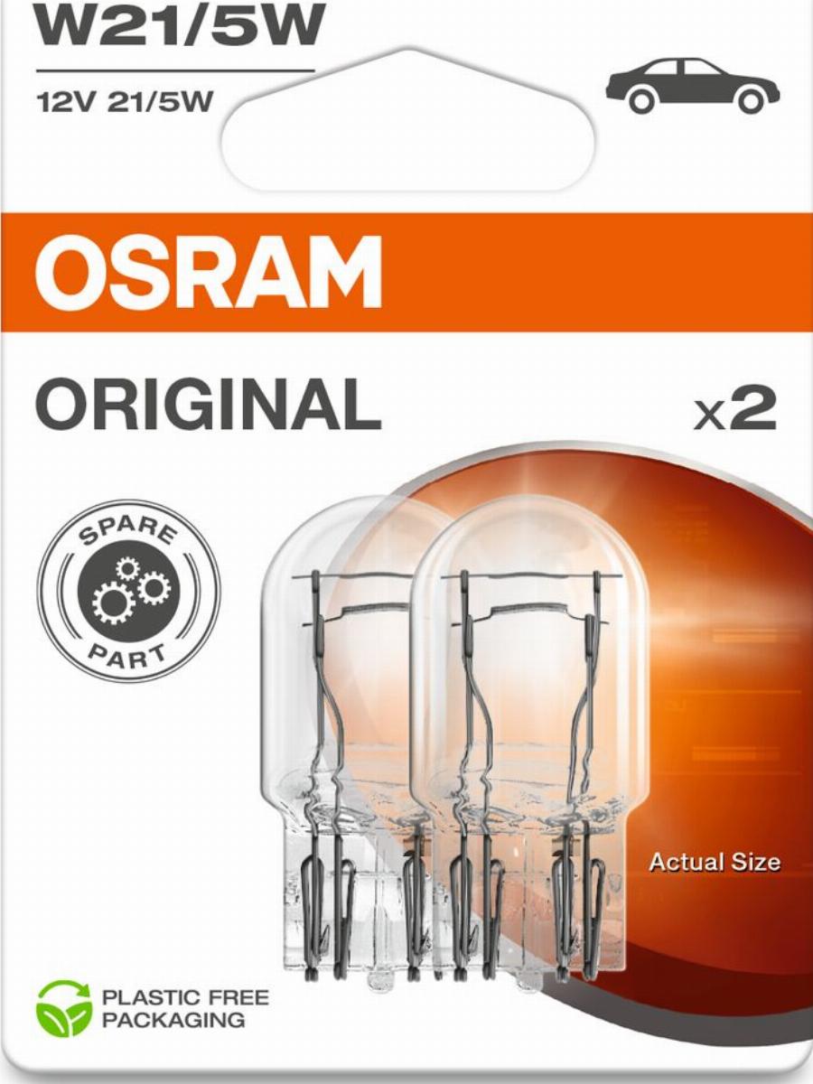 OSRAM 7515-2BL - W21-5W AUTOLAMPAS 12V