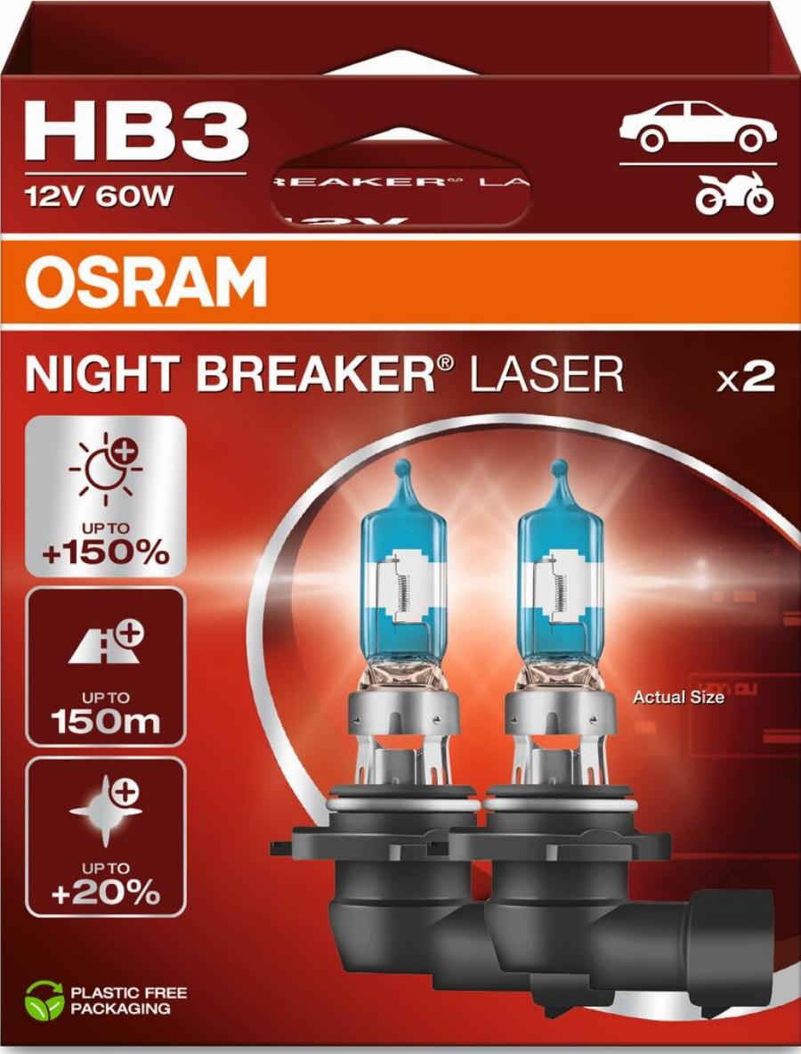 OSRAM 9005NL-2HB - HB3 AUTOLAMPAS 60W