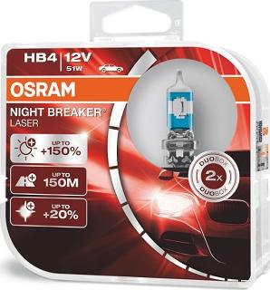 OSRAM 9006NL-HCB - HB4 AUTOLAMPA 51W