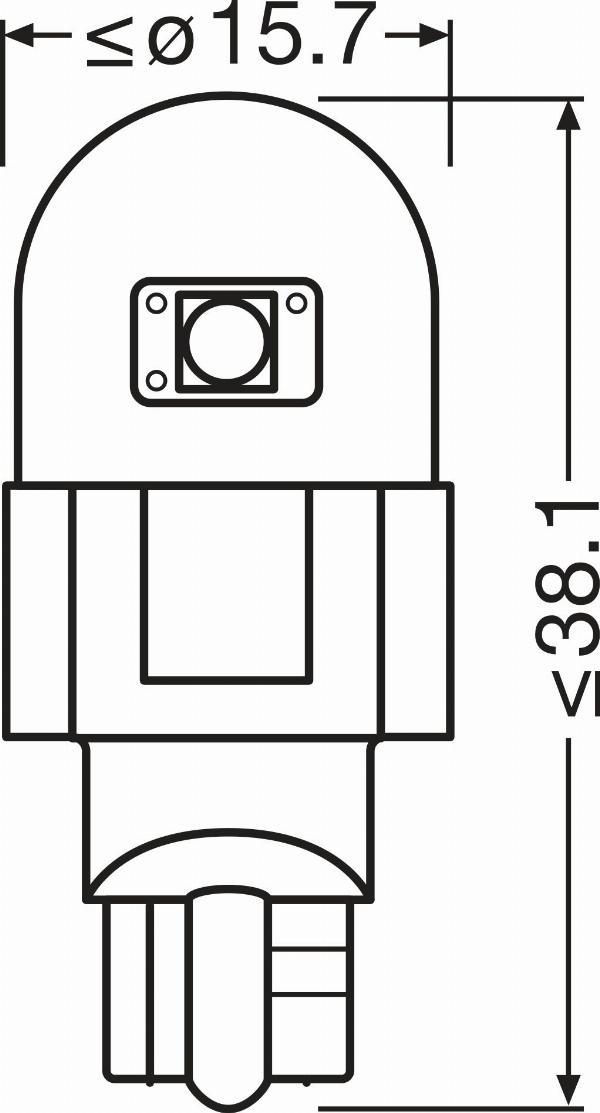 OSRAM 921DWP-2BL - W16W LED AUTOLAMPAS