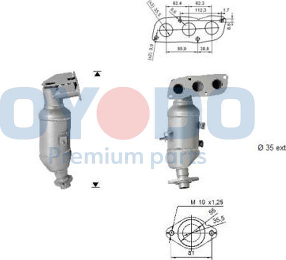 Oyodo 10N0057-OYO - Auto Part