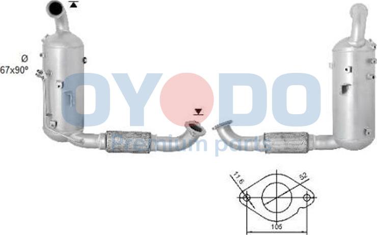 Oyodo 20N0057-OYO - Auto Part