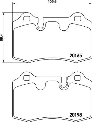 Brembo P 02 003 - BREMŽU