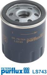 Purflux LS743 - Eļļas filtrs