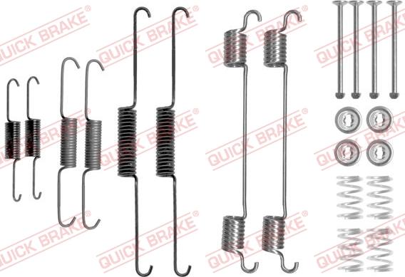 QUICK BRAKE 105-0817 - REM. KOMPLEKTS