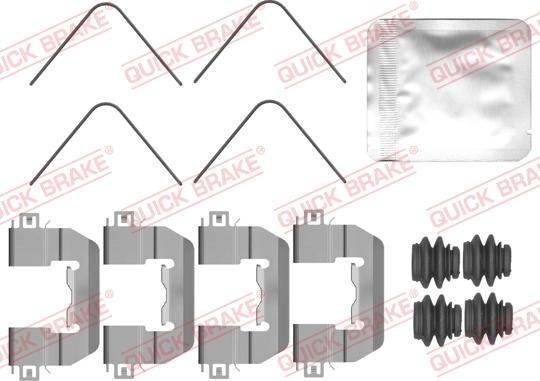 QUICK BRAKE 109-0173 - REM.KOMPLEKTS
