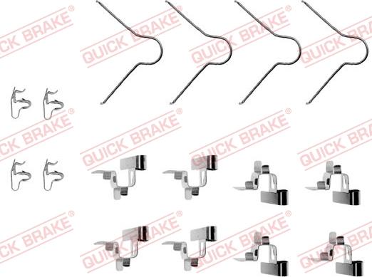 QUICK BRAKE 109-1030 - 1030 FBA451