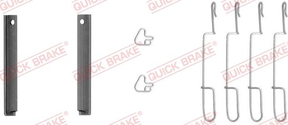 QUICK BRAKE 109-1280 - 1280 REM