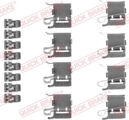 QUICK BRAKE 109-1748 - Piederumu komplekts
