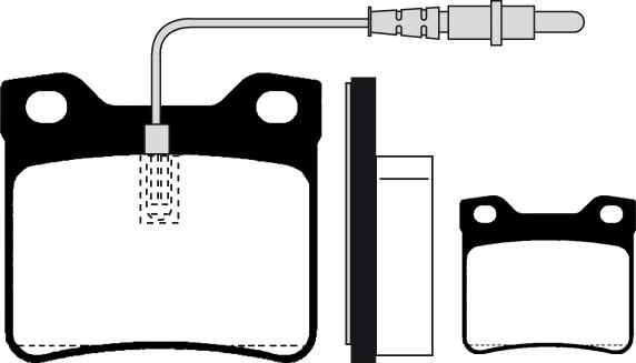 HELLA 8DB 355 008-171 - Bremžu