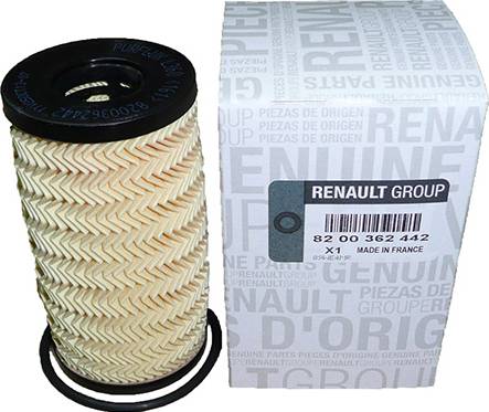 RENAULT 8200362442 - Eļļas filtrs