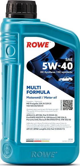 ROWE 20138-0010-99 - Motoreļļa