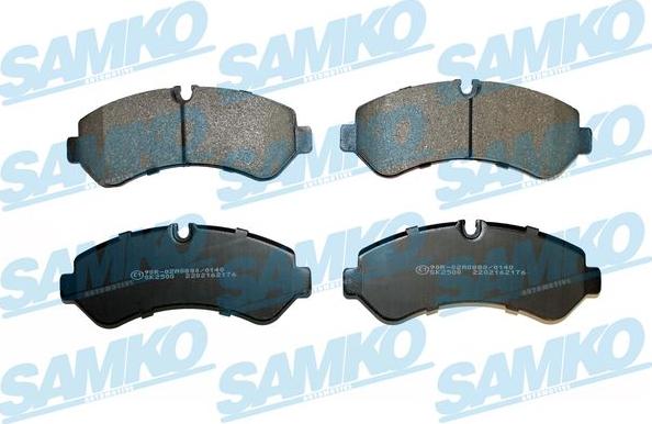 Samko 5SP2176 - Bremžu uzliku kompl