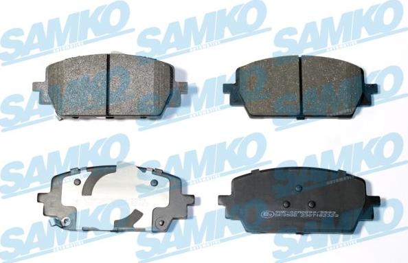Samko 5SP2323 - Bremžu uzliku kompl