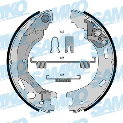 Samko 89570 - Bremžu loku komplekts