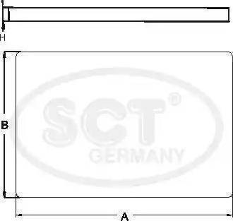 SCT-MANNOL SAK 174 - Filtrs, Salona
