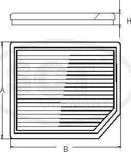 SCT-MANNOL SAK 166 - Filtrs, Salona