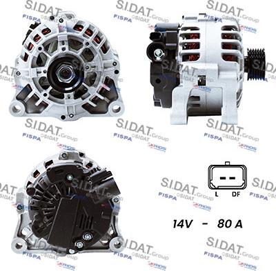 Sidat A12VA0025A2 - Ģenerators