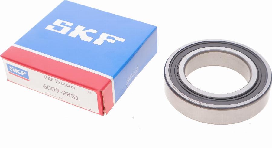 SKF 6009-2RS1 - 45x75x16 GULTNIS 6009