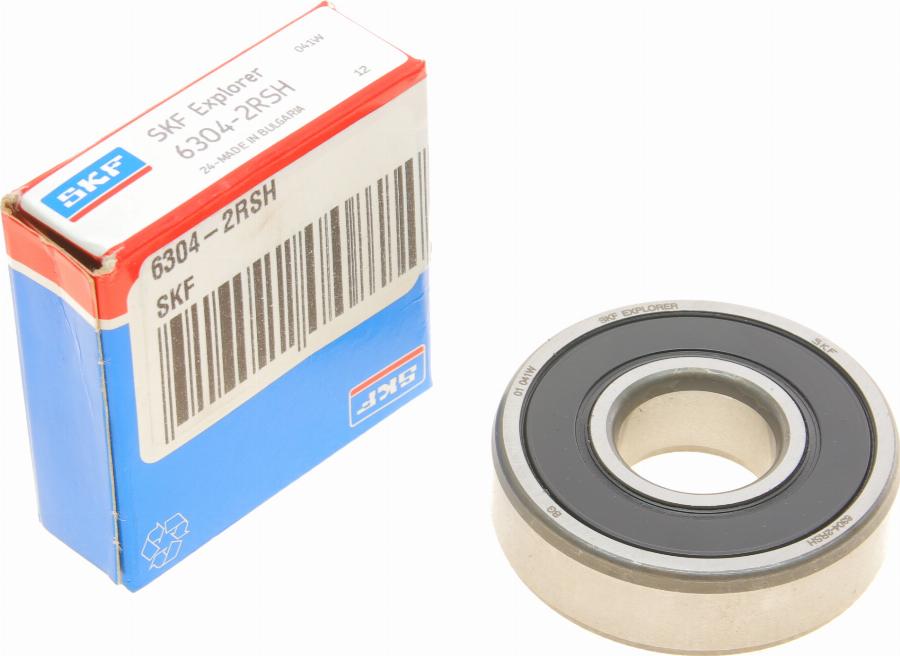 SKF 6304-2RSH - 20x52x15 GULTNIS 6304