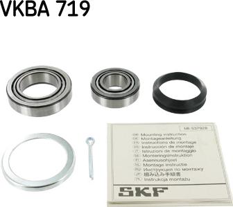SKF VKBA 719 - Riteņa rumbas