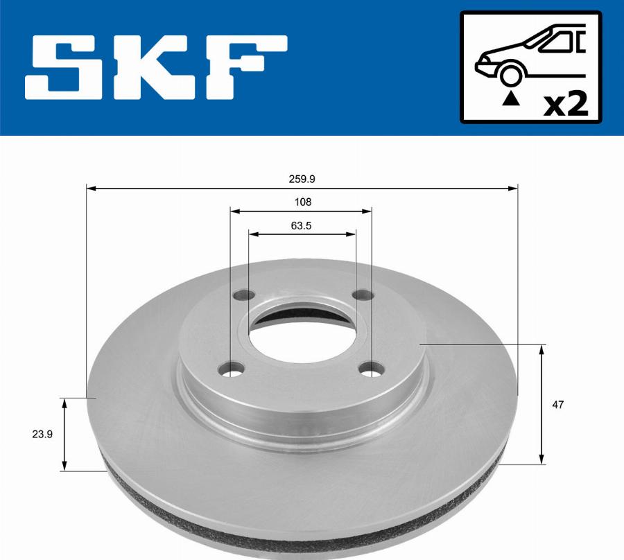 SKF VKBD80365V2