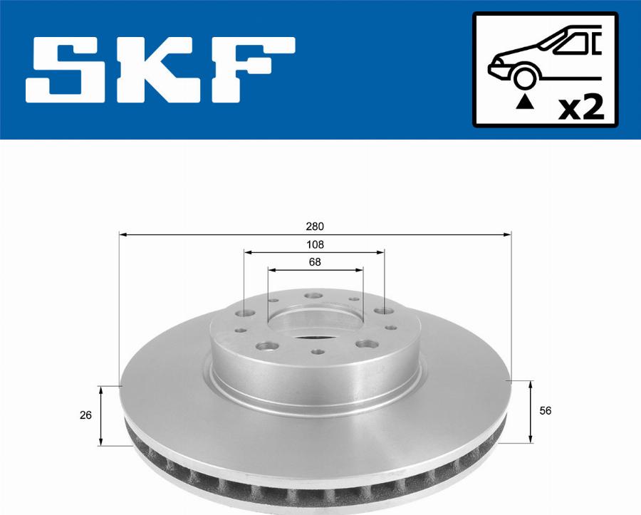 SKF VKBD80382V2