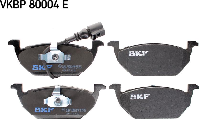 SKF VKBP80004E - Bremžu uzliku kompl
