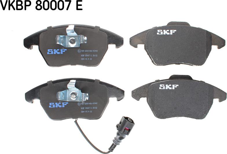 SKF VKBP80007E - Bremžu uzliku kompl