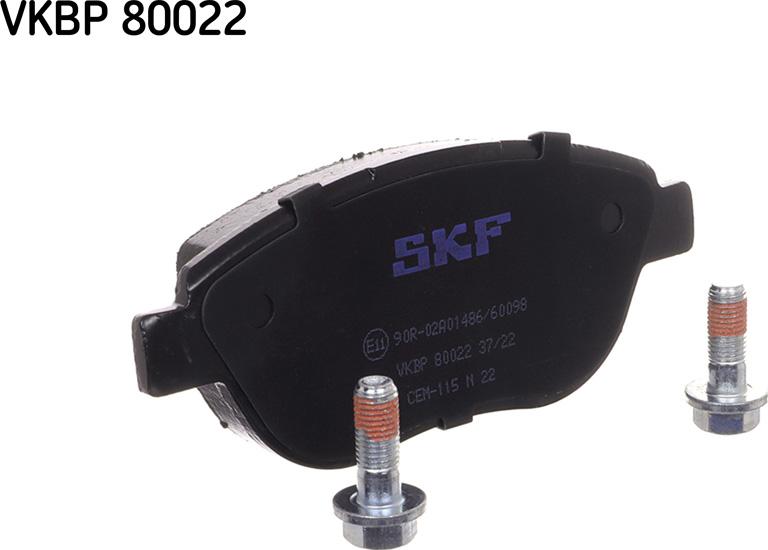 SKF VKBP80022 - Bremžu uzliku kompl