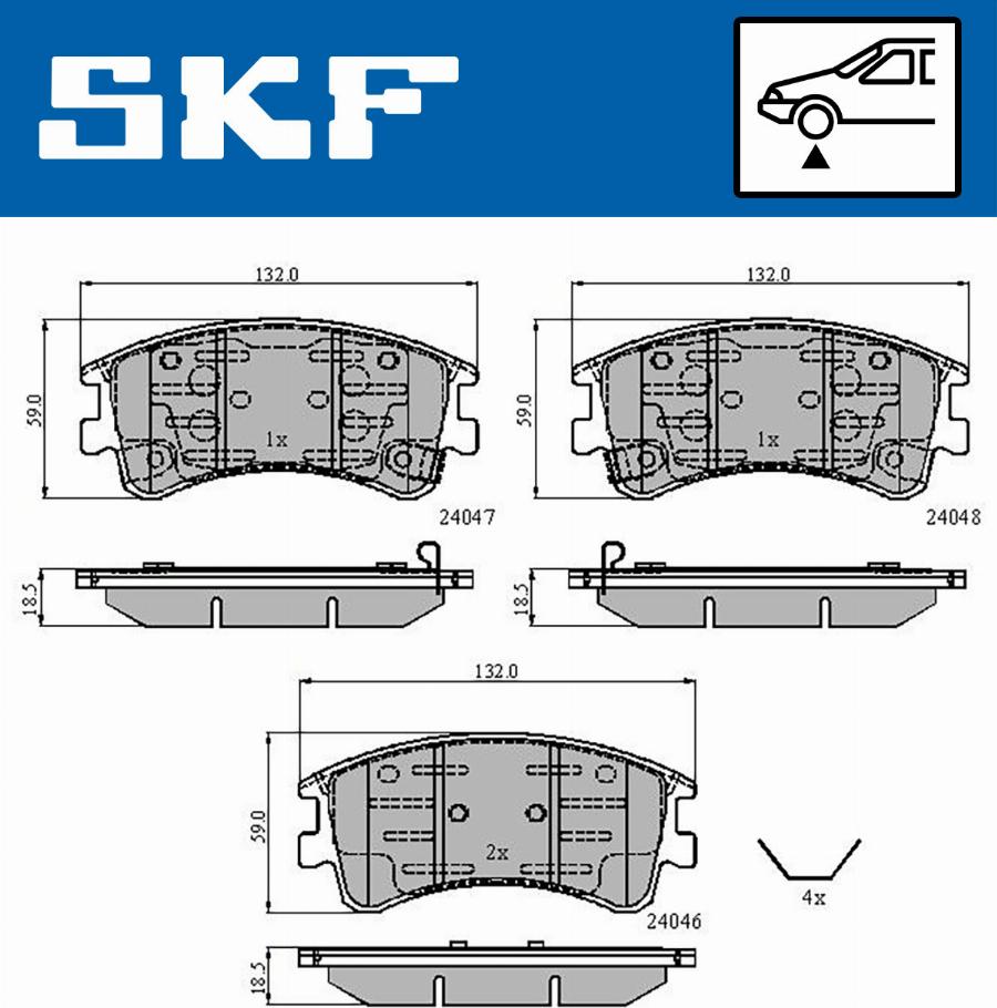 SKF VKBP 80421 A - Bremžu