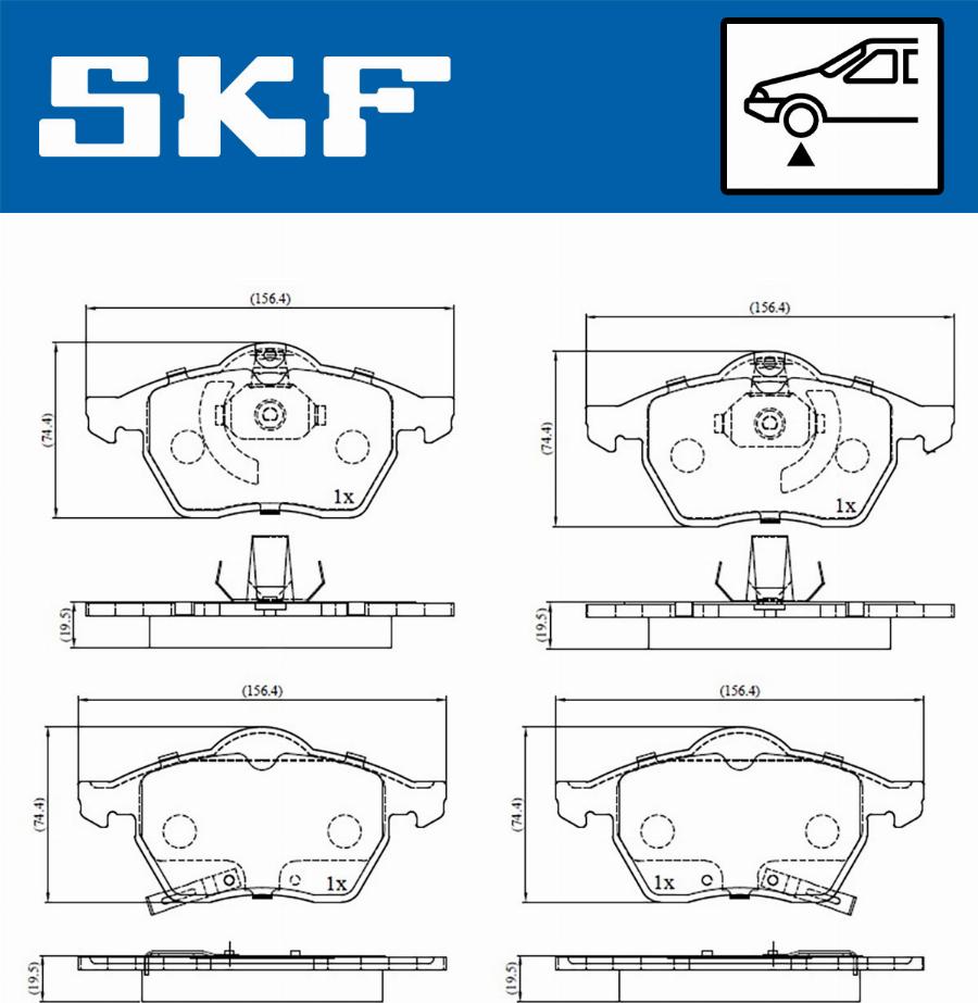 SKF VKBP 80424 A - Bremžu