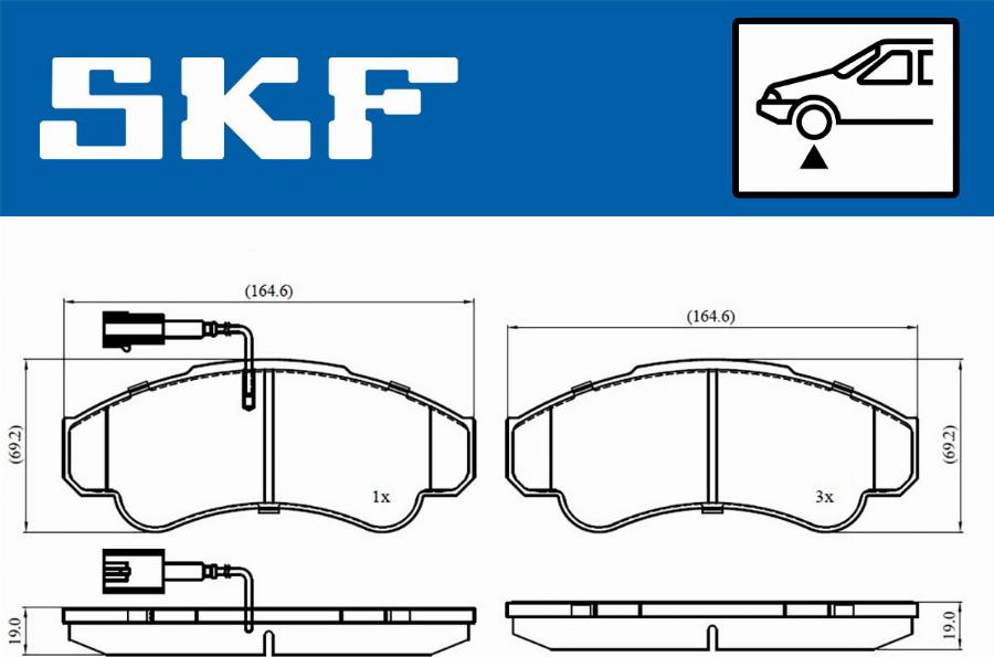 SKF VKBP 80441 E - Bremžu
