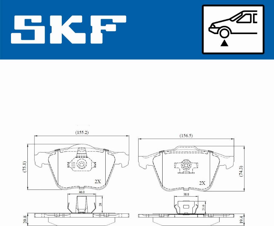 SKF VKBP 80455
