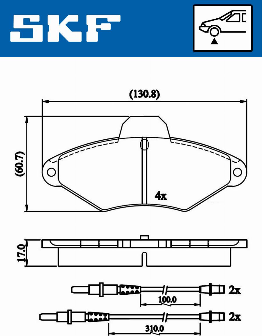 SKF VKBP80601E - Auto Part