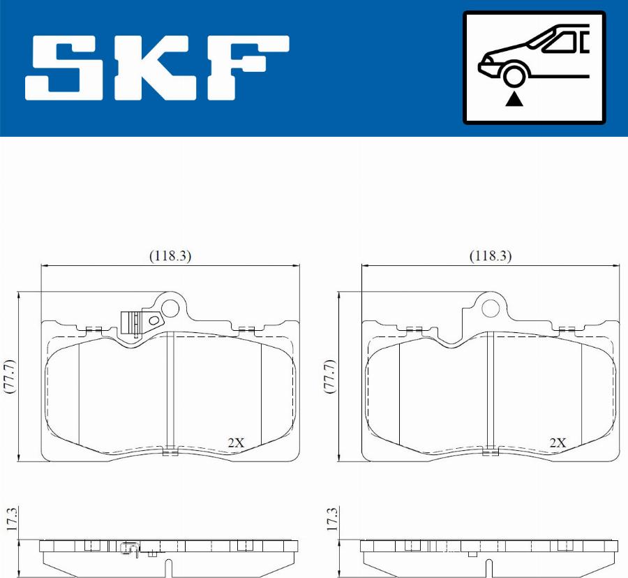 SKF VKBP 80815 A - Bremžu